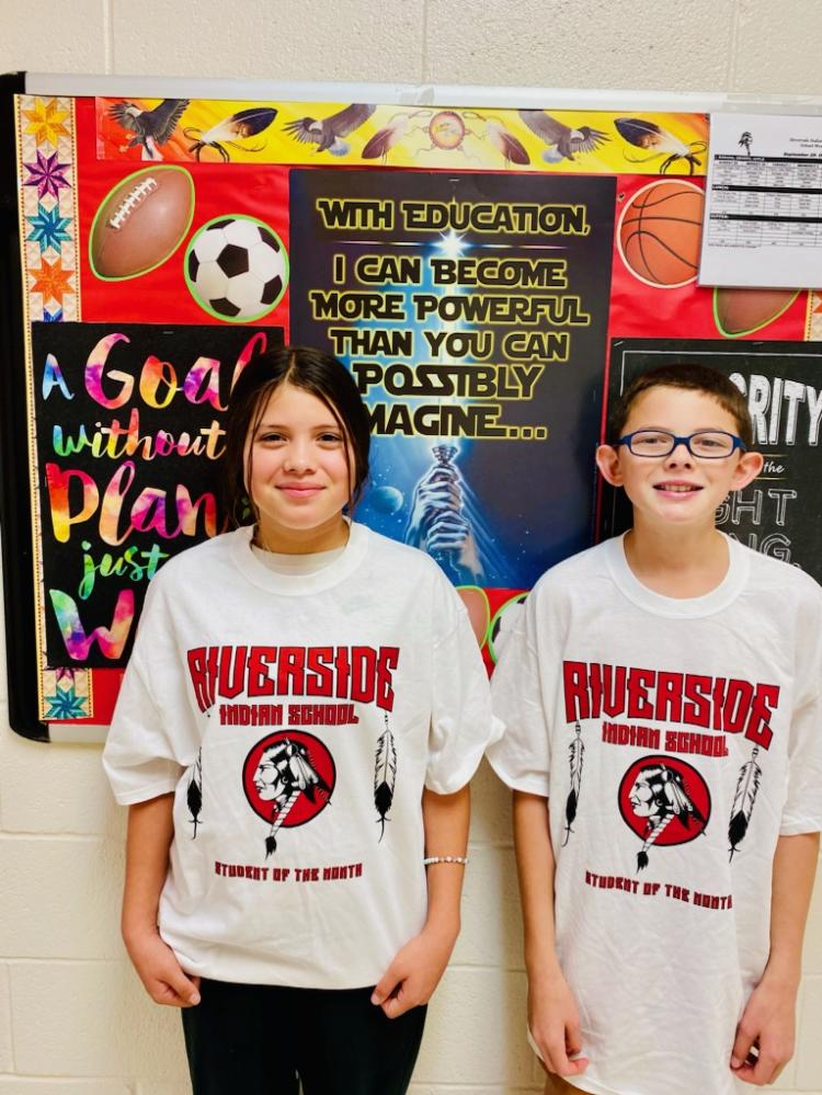 6th Grade Students of the Month - September