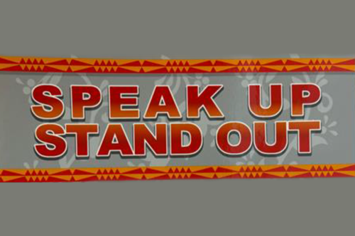 Speak Up, Stand Out