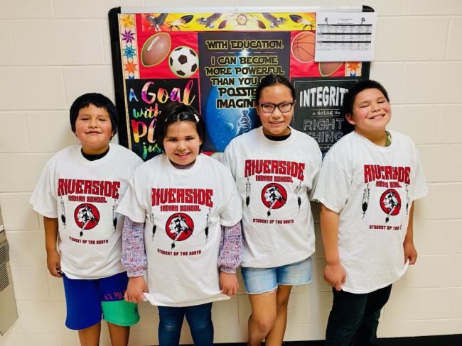 4TH AND 5TH Grades Students of the Month - September
